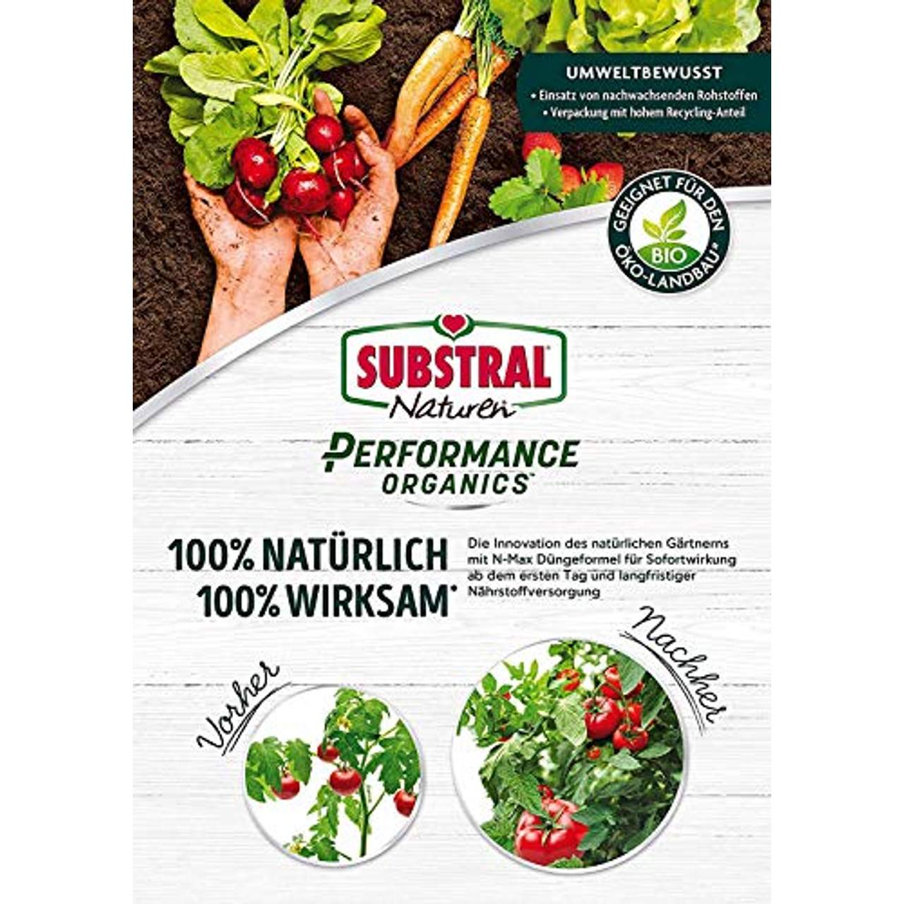 Substral Naturen Performance Organics Obst & Gemüse Nahrung