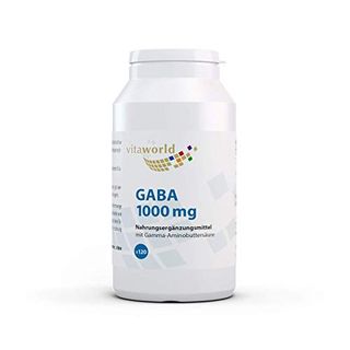 Vita World Gaba 1000 mg Hochdosiert 120 Tabletten Apotheker-Herstellung Gamma-Aminobuttersäure