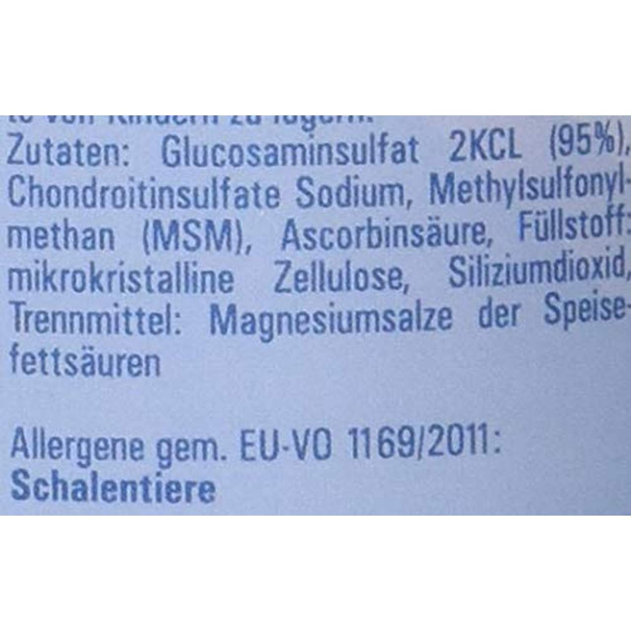 Vitasyg Glucosamin Chondroitin MSM 300 Tabletten