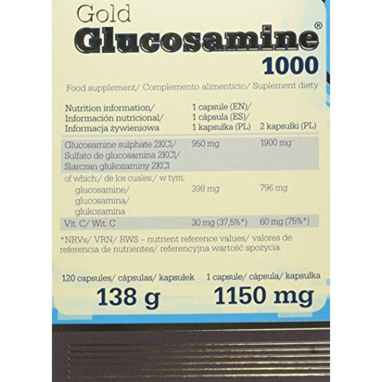 Olimp Glucosamine 1000 Gold- 2x60 Kapseln