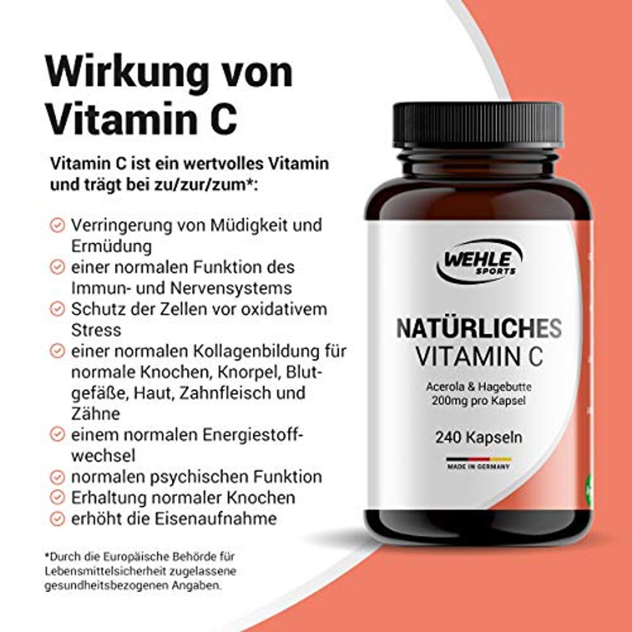 Natürliches Vitamin C Hochdosiert