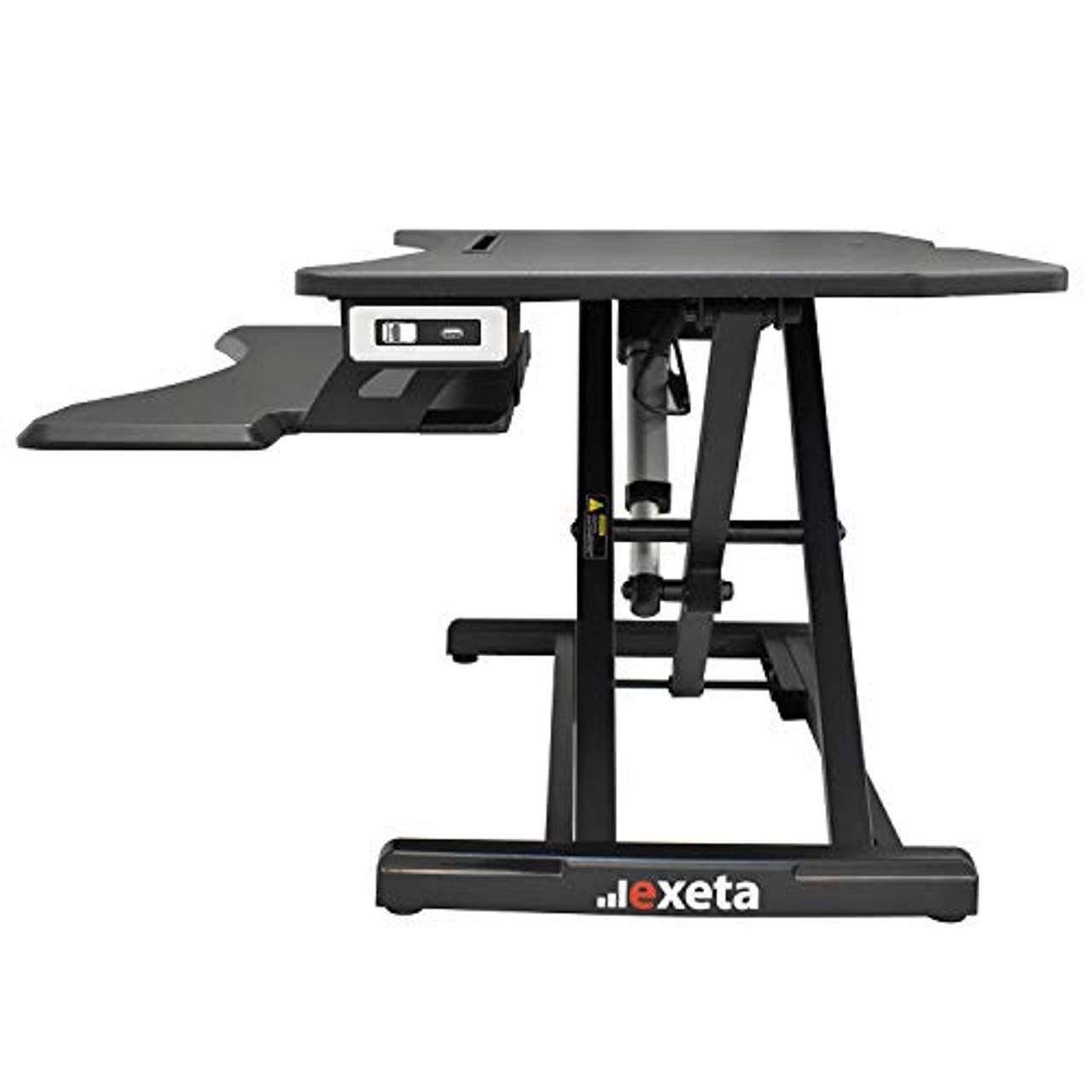 Exeta ergoX elektrisch Höhenverstellbarer Steh-Sitz Tischaufsatz Schreibtisch
