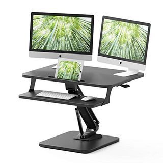 ZHU CHUANG Stehtisch Höhe einstellbar Eit Stand Desk Converter Stand