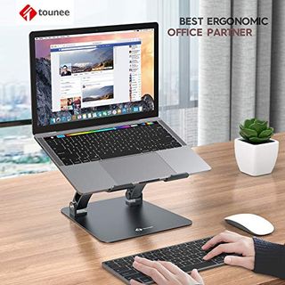 tounee Laptopständer Tounee Ergonomischer Aluminium-Computer-Notebook-Ständeraufzug
