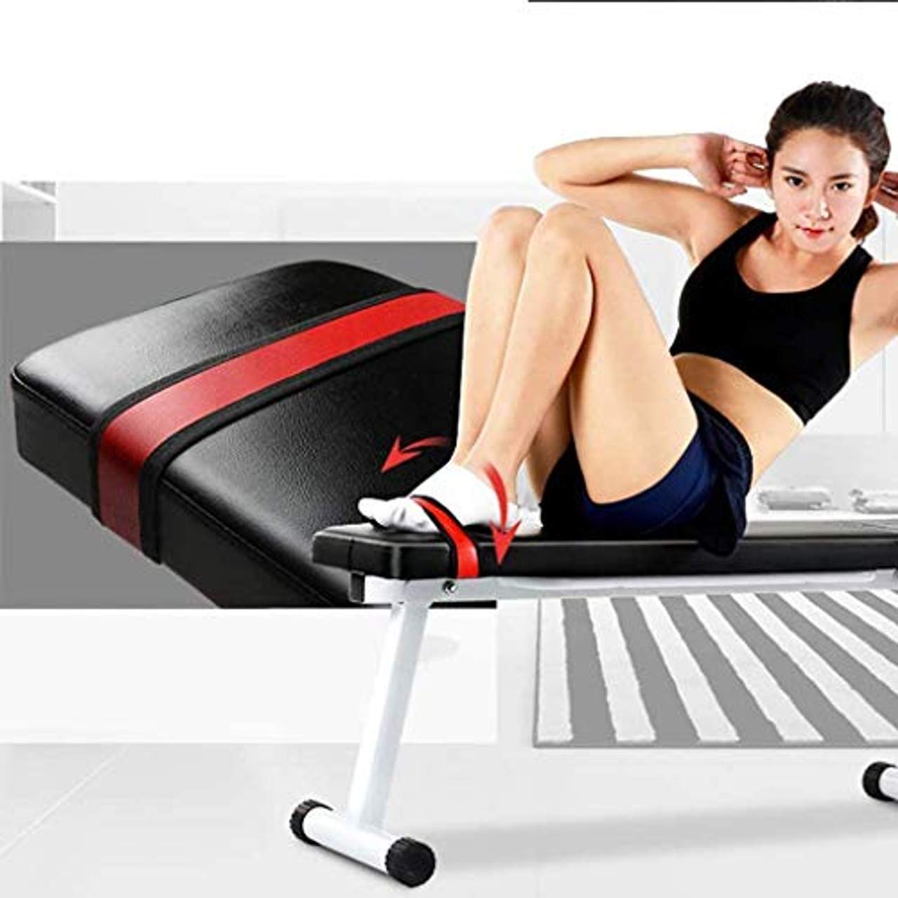 LFJY Supine Bench Startseite Multifunktionale Fitness Equipment