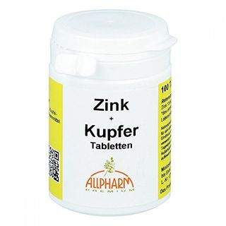 ALLPHARM Zink Kupfer Tabletten