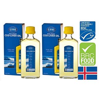 Lysi Cod Liver Oil High In Omega 3 Natural Flavour 240 ml Liquid Supplement