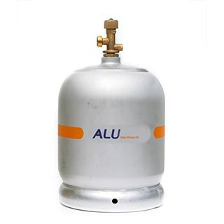 Gas-Shop-24 Alu Propangasflasche Gasflasche 2 kg