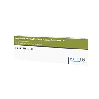 Medicovid-AG Corona Schnelltest Selbsttest 1 Test