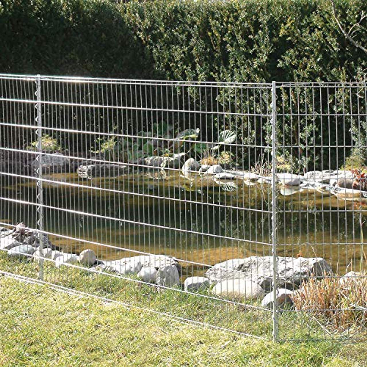 bellissa Teichschutz-Zaun Set  Funktionaler Zaun