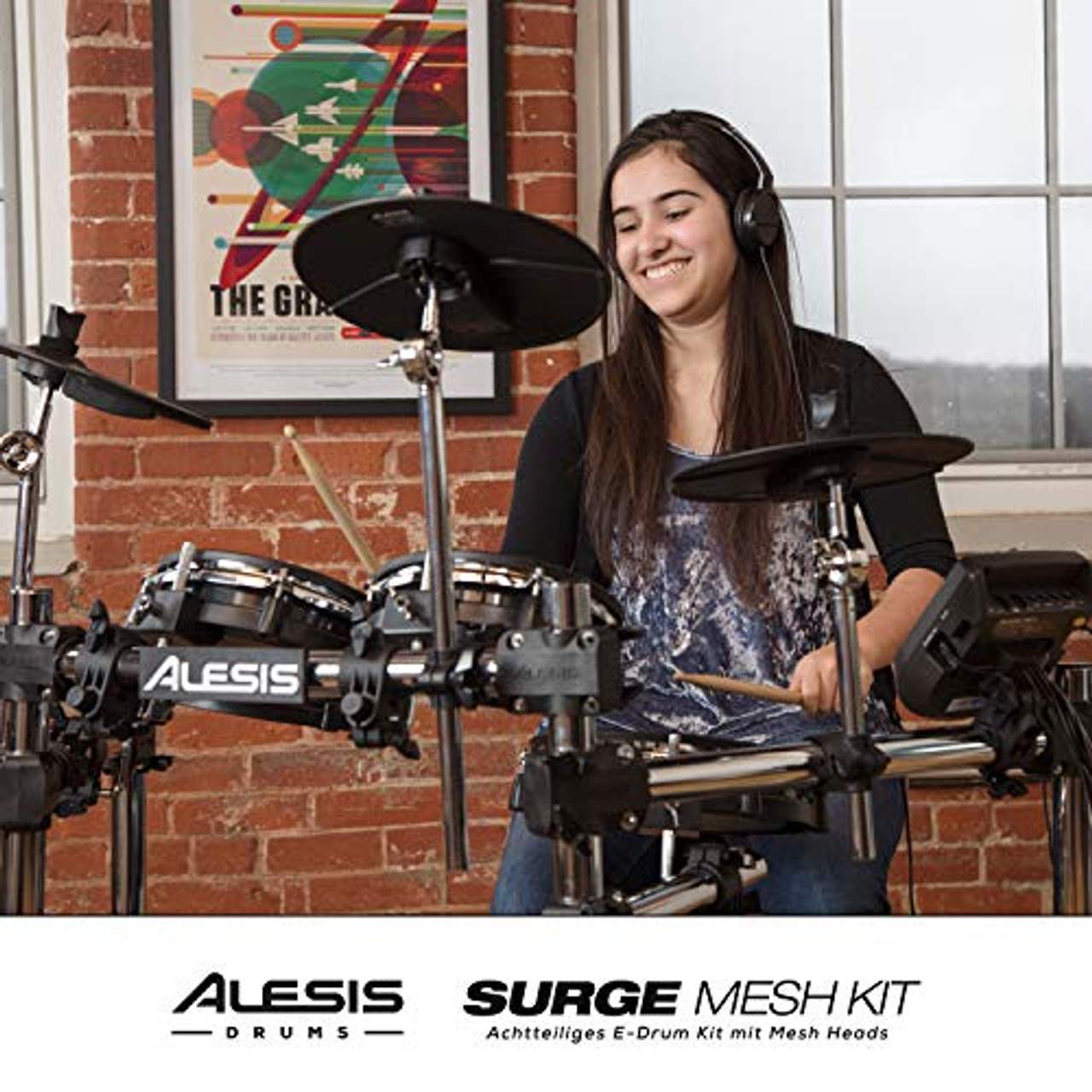 Alesis Surge Mesh Kit Achtteiliges Mesh-E-Drum-Set