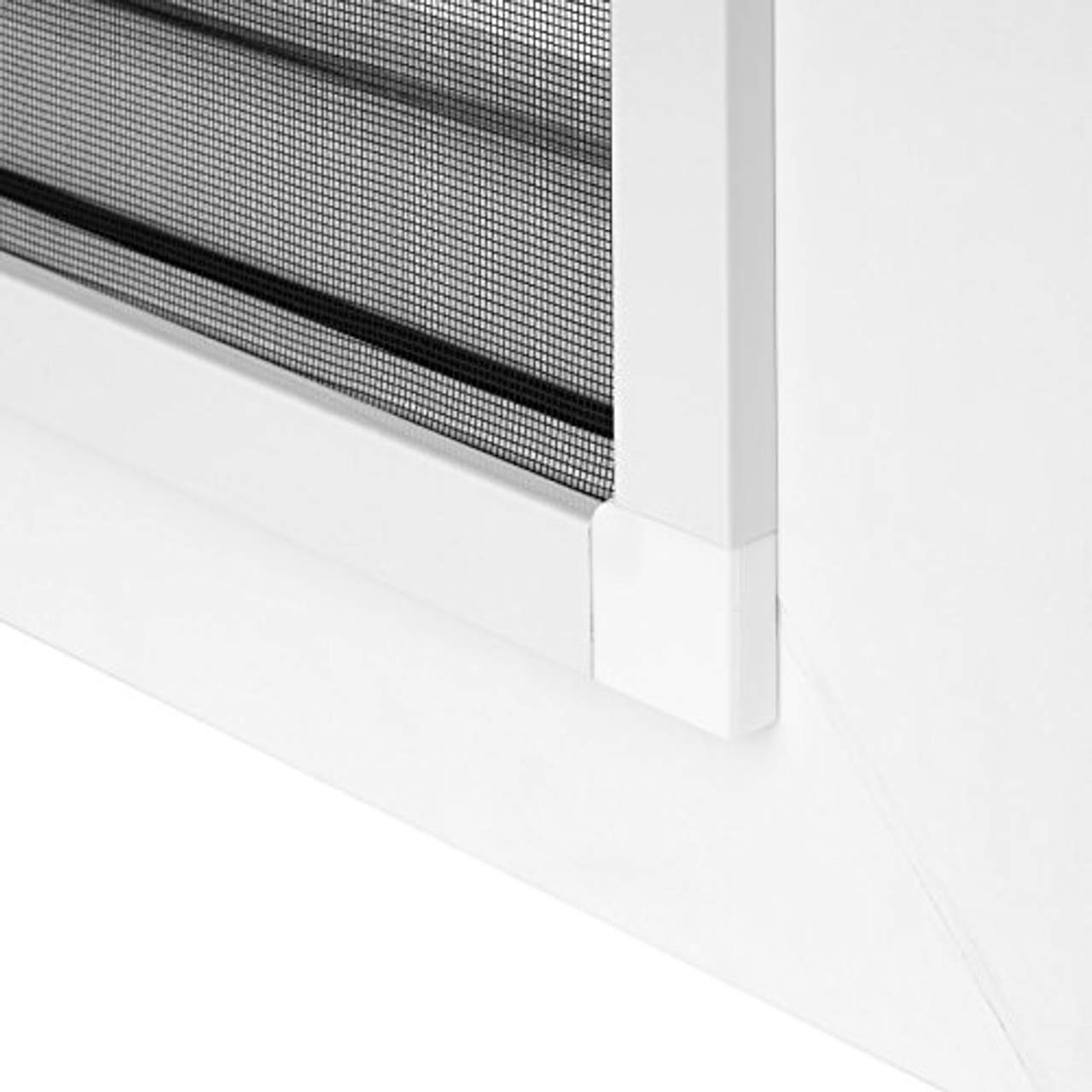 Ventanara Insektenschutz Fliegengitter Fenster Spannrahmen Weiß