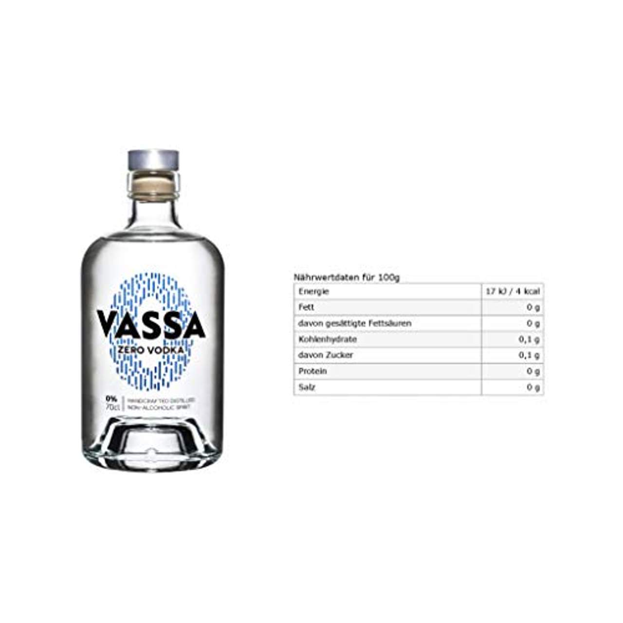 VASSA Zero Wodka alkoholfrei 700 ml