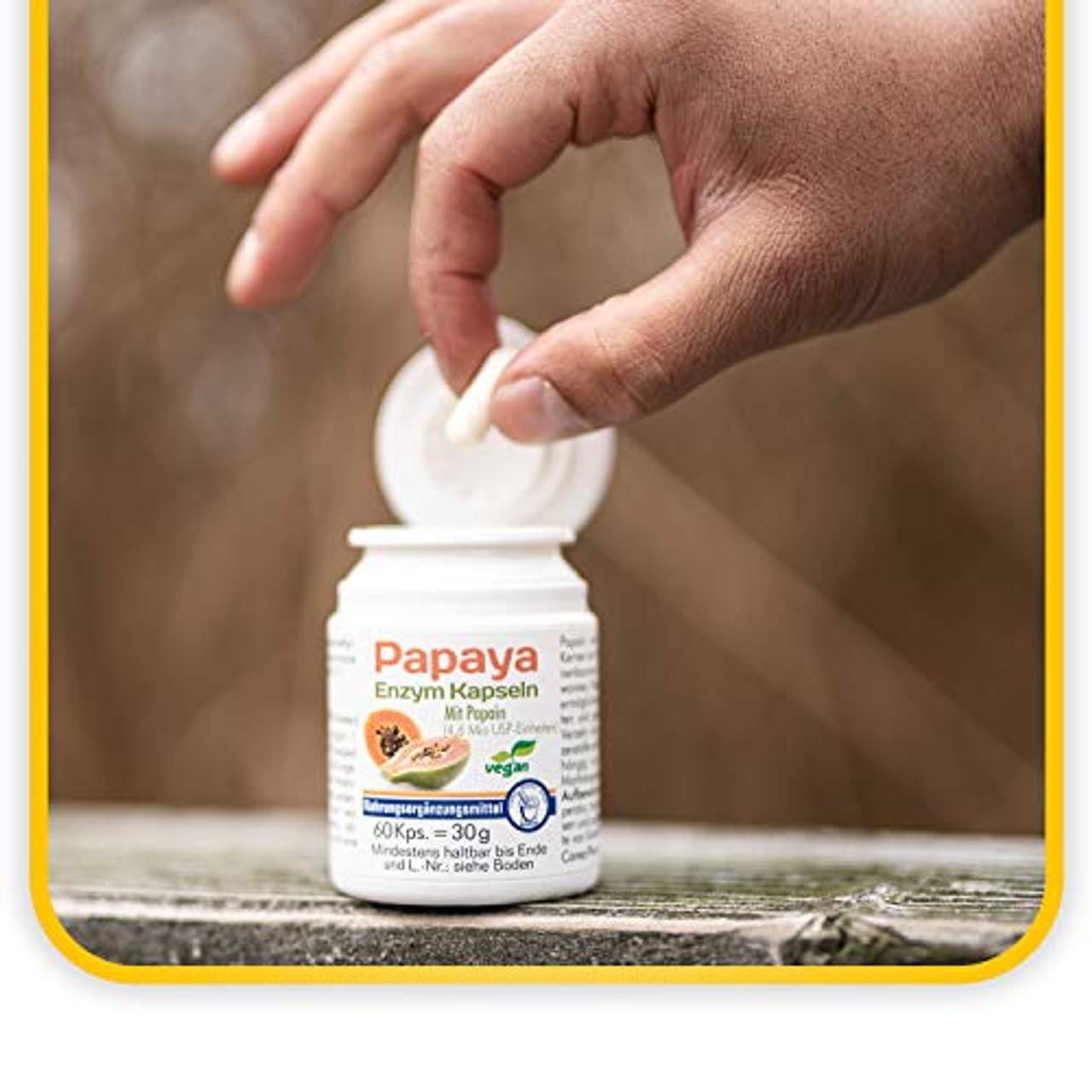 Pharma-Peter Papaya Enzym vegetarische Kapseln