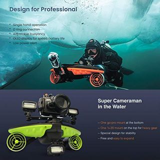 SEABOW Unterwasser Elektrisch Professionell Scooter Tiefe
