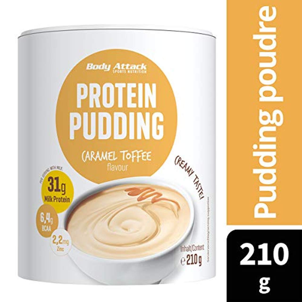 Body Attack Protein Pudding Caramel Toffee Cream