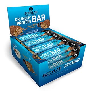 Bodylab24 Crunchy Protein Bar Peanut Butter 12 x 64g Vorratsbox