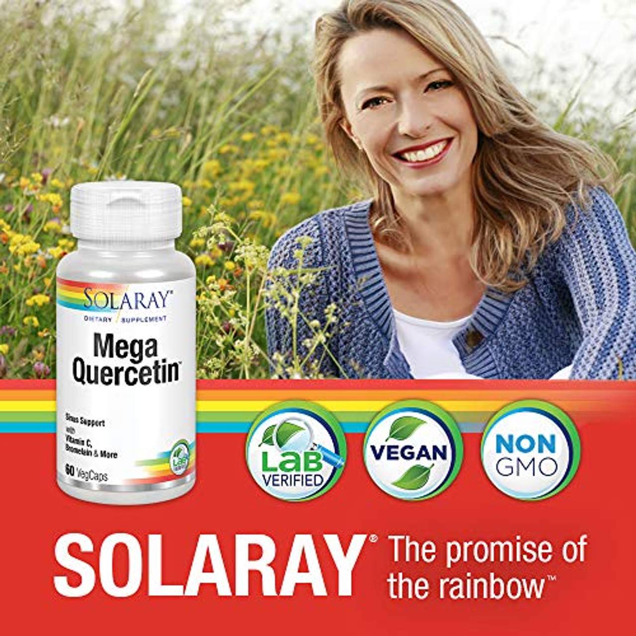 SOLARAY Mega-Quercetin 600 mg 60 VegCaps