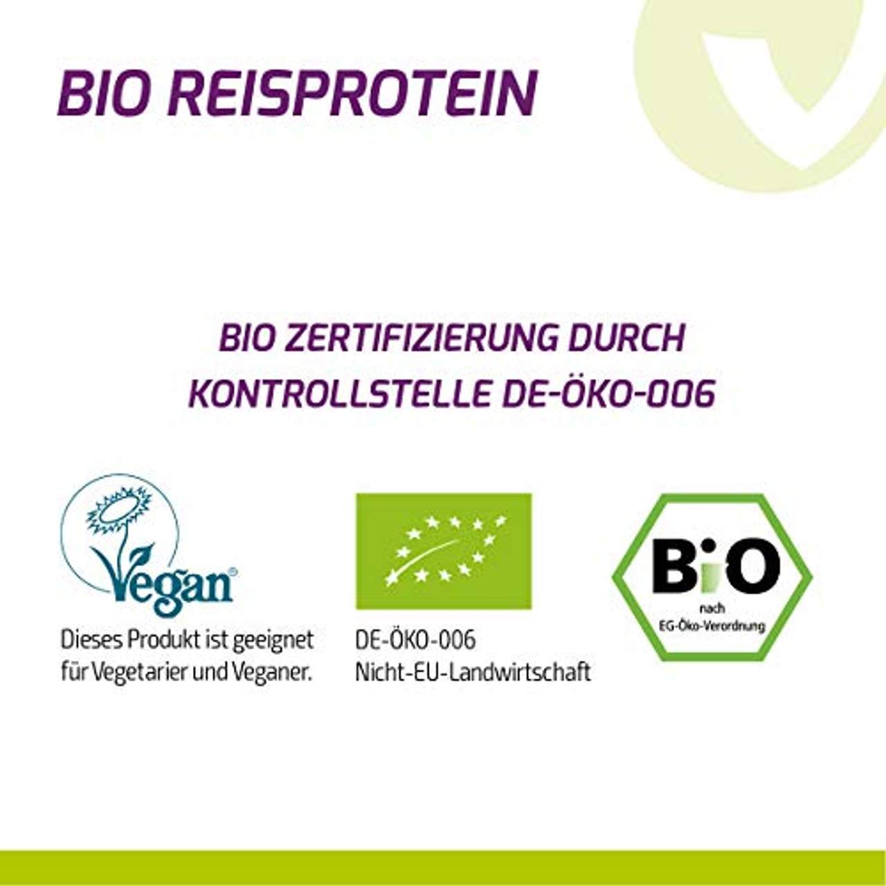 Bio Reisprotein 1kg im Zippbeutel