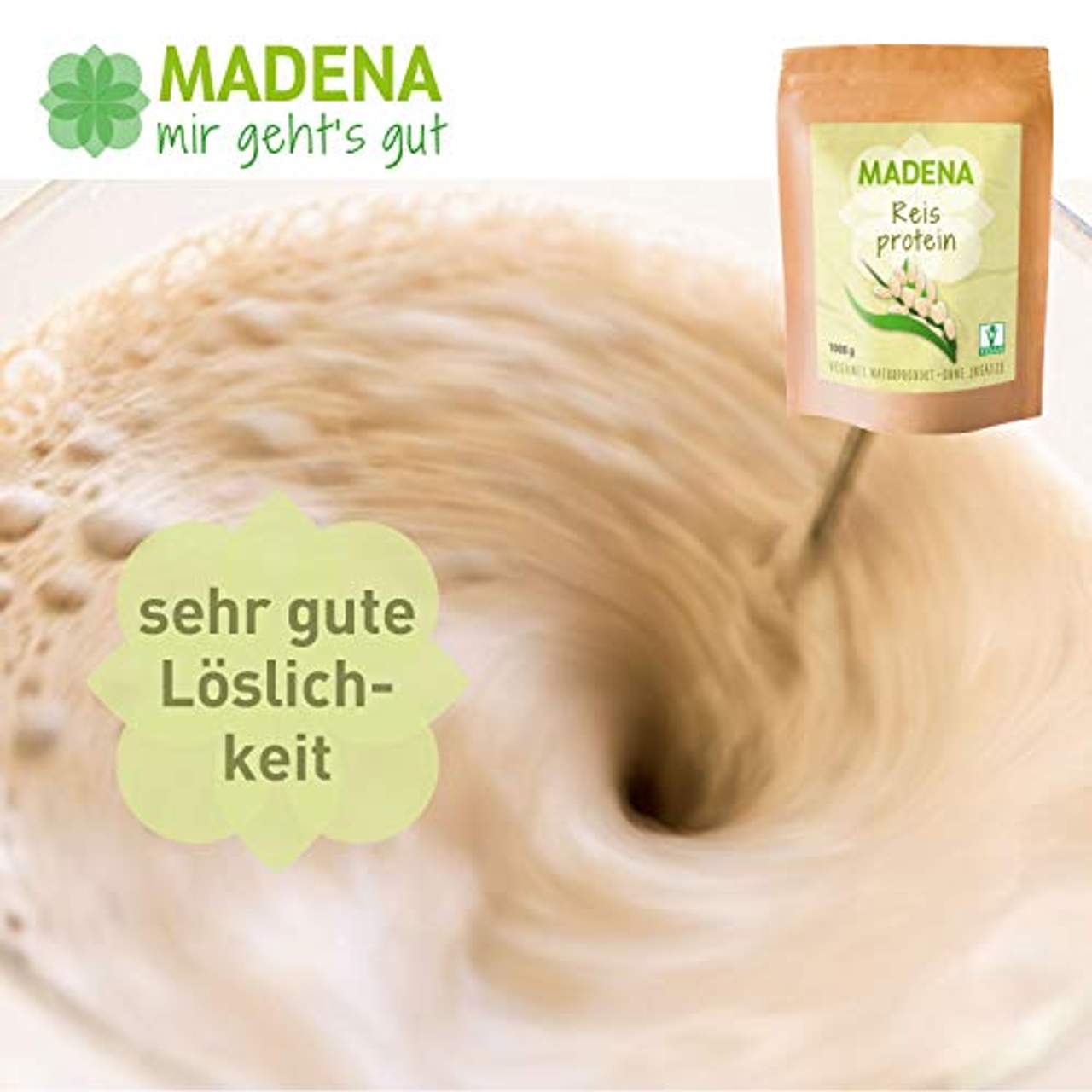 Madena Reisprotein 1 Kg Vegan Protein