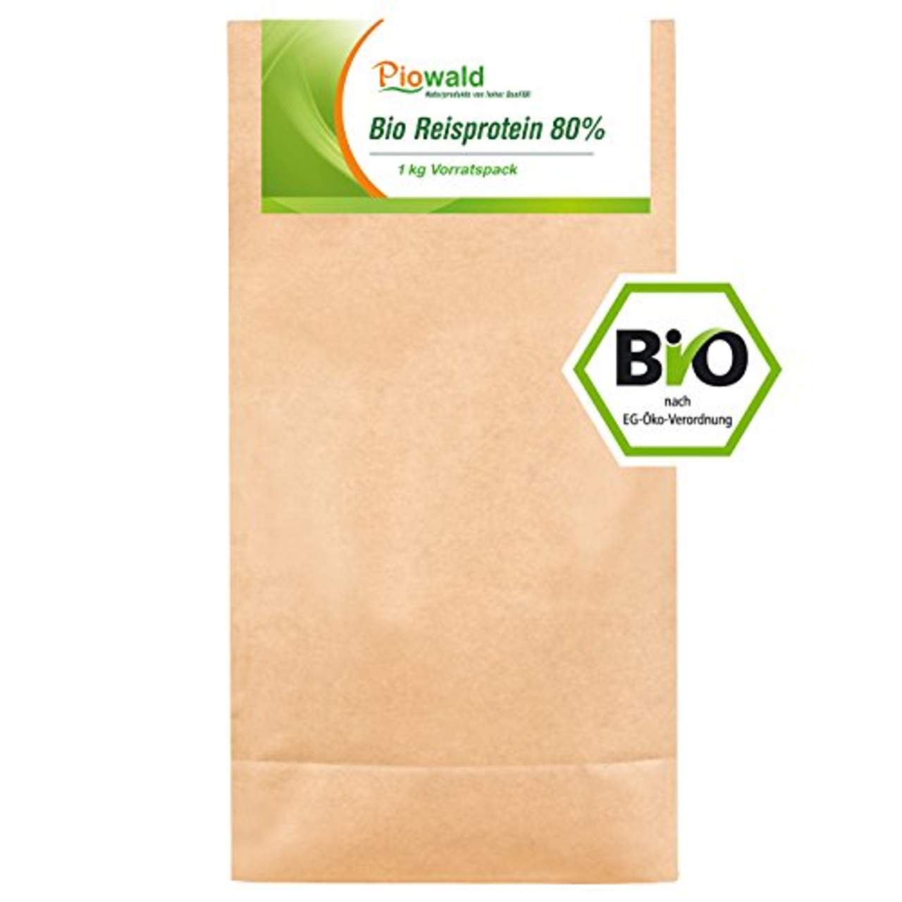 Piowald BIO Reisprotein 1 kg Vorratspackung