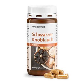 Sanct Bernhard Schwarzer-Knoblauch-Kapseln mit Flavonoiden und S-Allylcystein