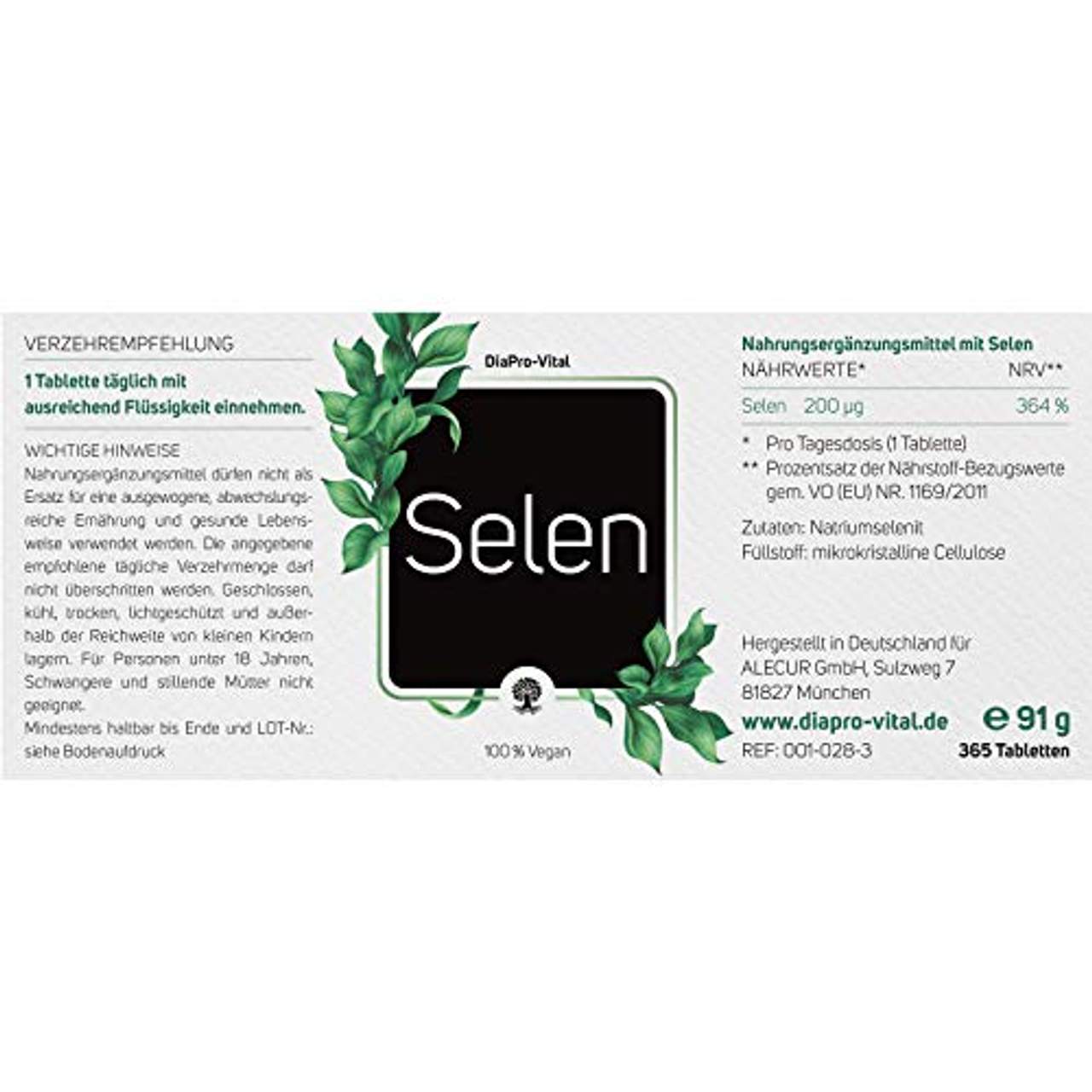 DiaPro Selen-Tabletten 365 Stück