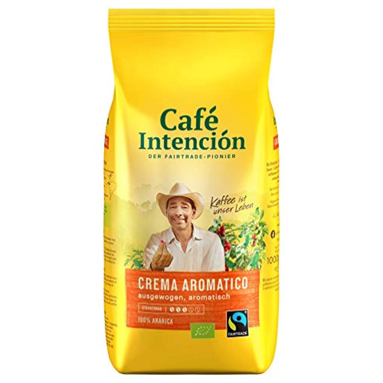 Café Intención ecológico Café Crema Aromatico 8er Pack