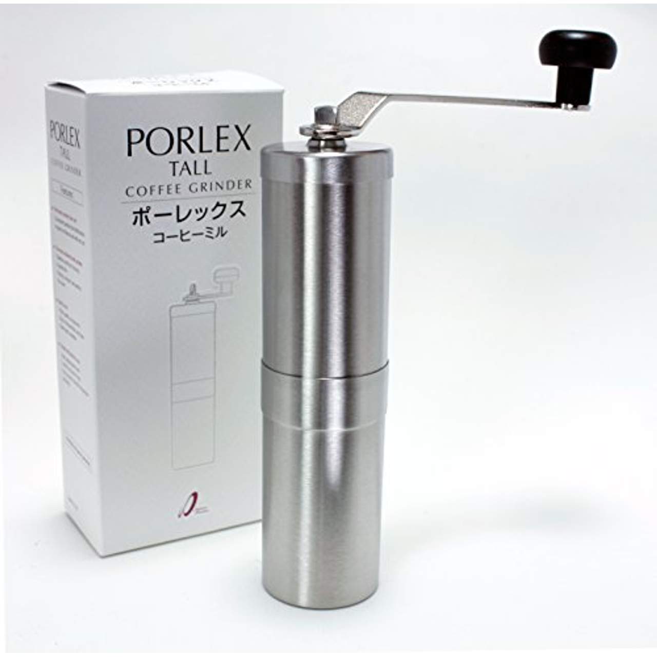 Porlex Tall Kaffee-Handmühle silber