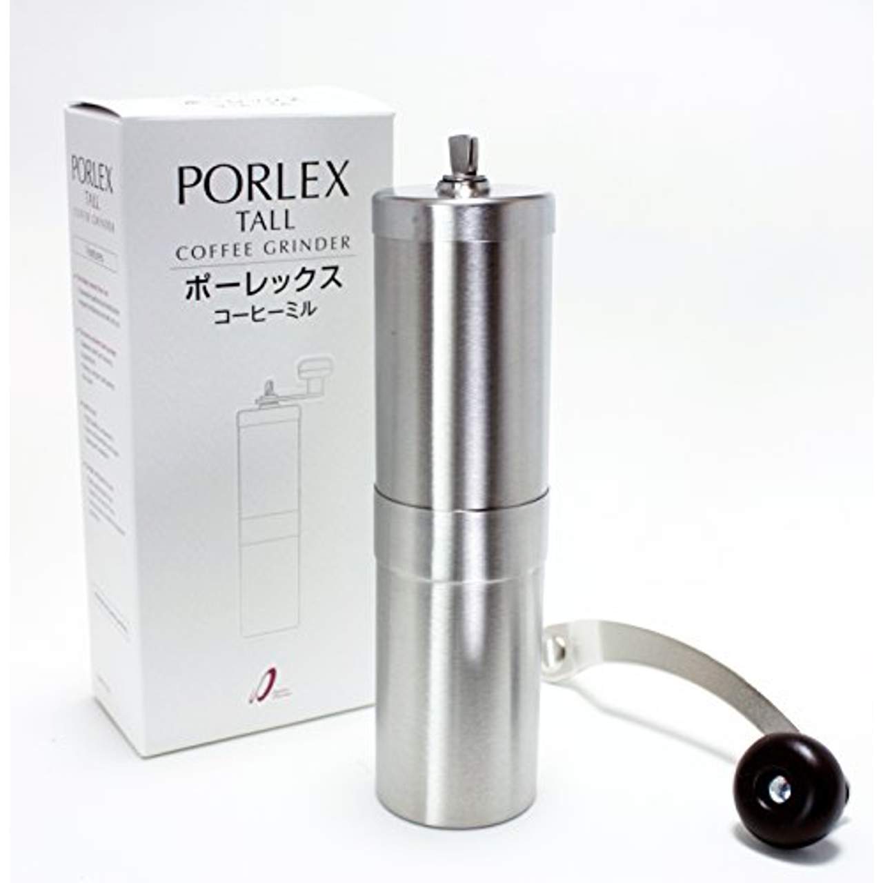 Porlex Tall Kaffee-Handmühle silber