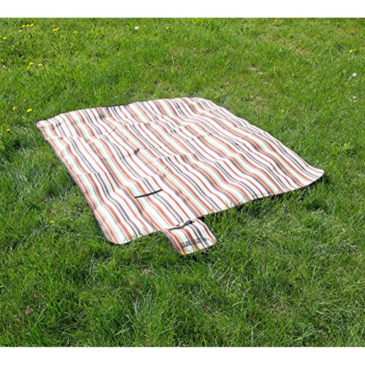PEARL Picknikdecke: Fleece-Picknick-Decke 200 x 175 cm