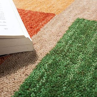 Paco Home Teppich Handgewebt Gabbeh Hochwertig 100% Wolle Meliert