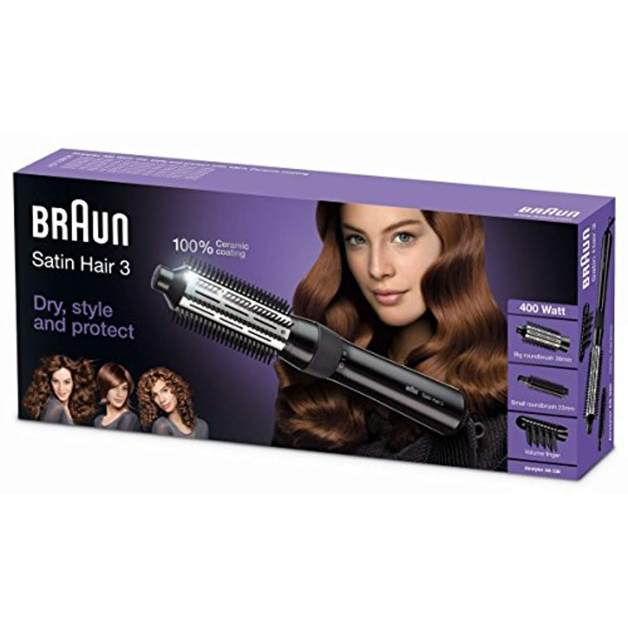 Braun Satin Hair 3 Airstyler Warmluft-Lockenbürste AS330