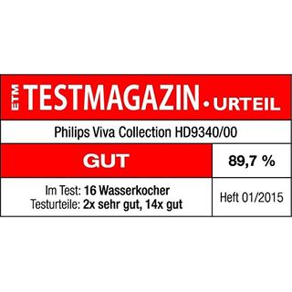 Philips HD9340/00 Viva Collection Glaswasserkocher