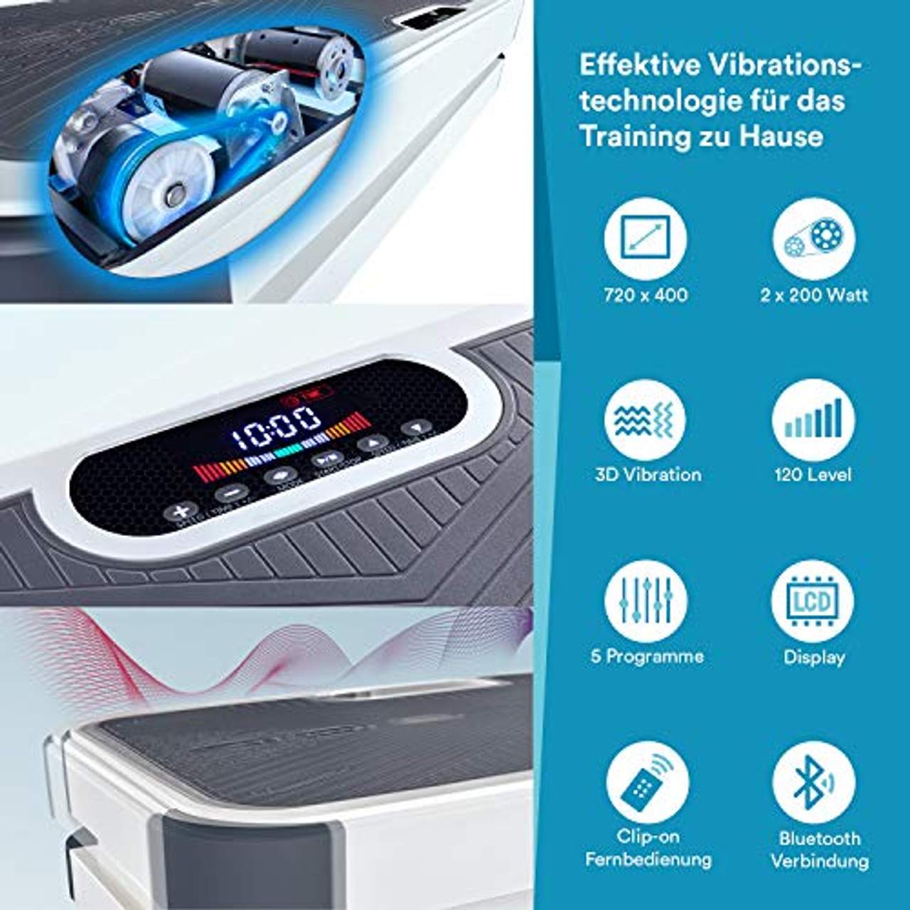 skandika Vibrationsplatte Vibration Plate 900 Smart
