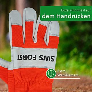 SWS Forst GmbH Schnittschutzhandschuh Forsthandschuh Lederhandschuh