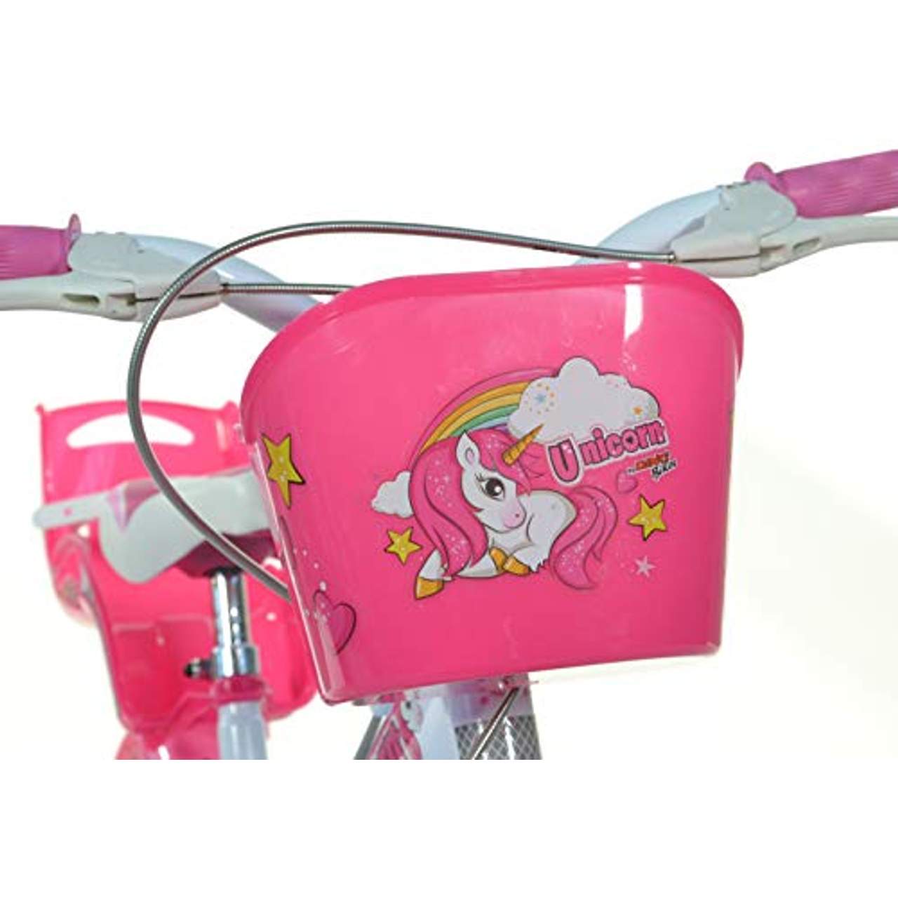 Dino Bikes 164R-UN Einhorn-Fahrrad Weiß