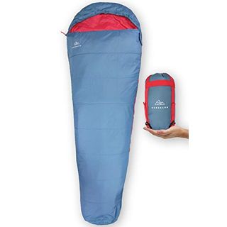 Dunlop Schlafsack Comfort 190 x 75 cm Deckenschlafsack Kompakt Ultra Leicht Sack