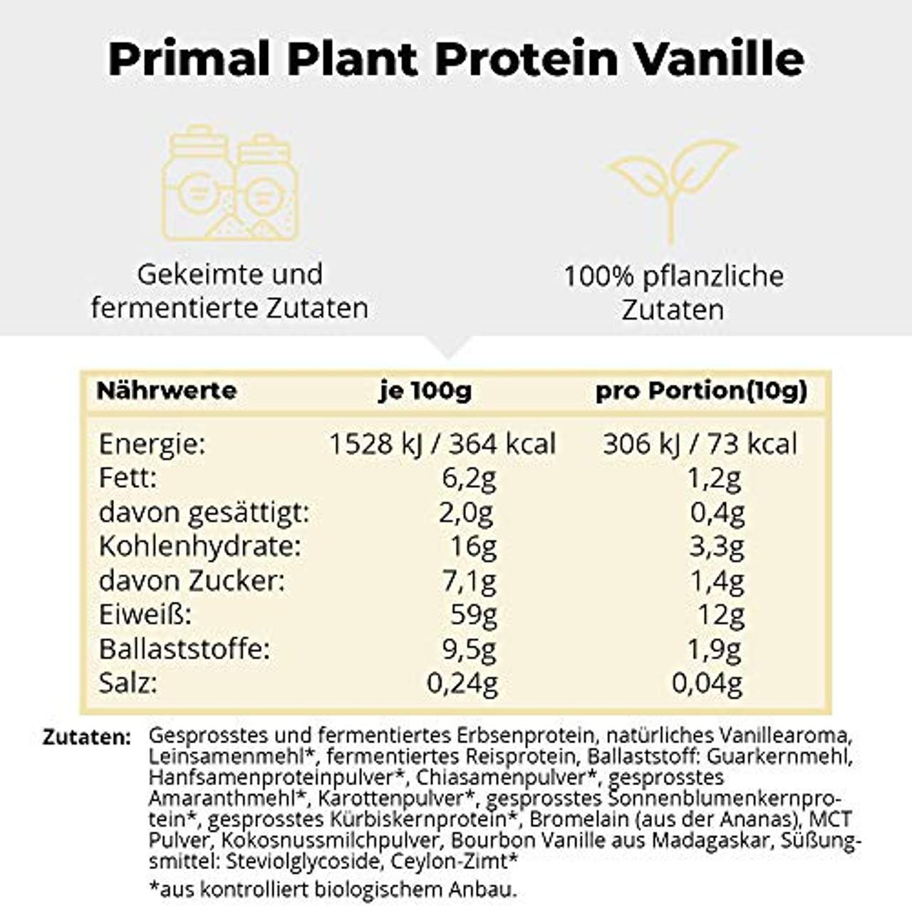 Primal State Vegan Protein Pulver