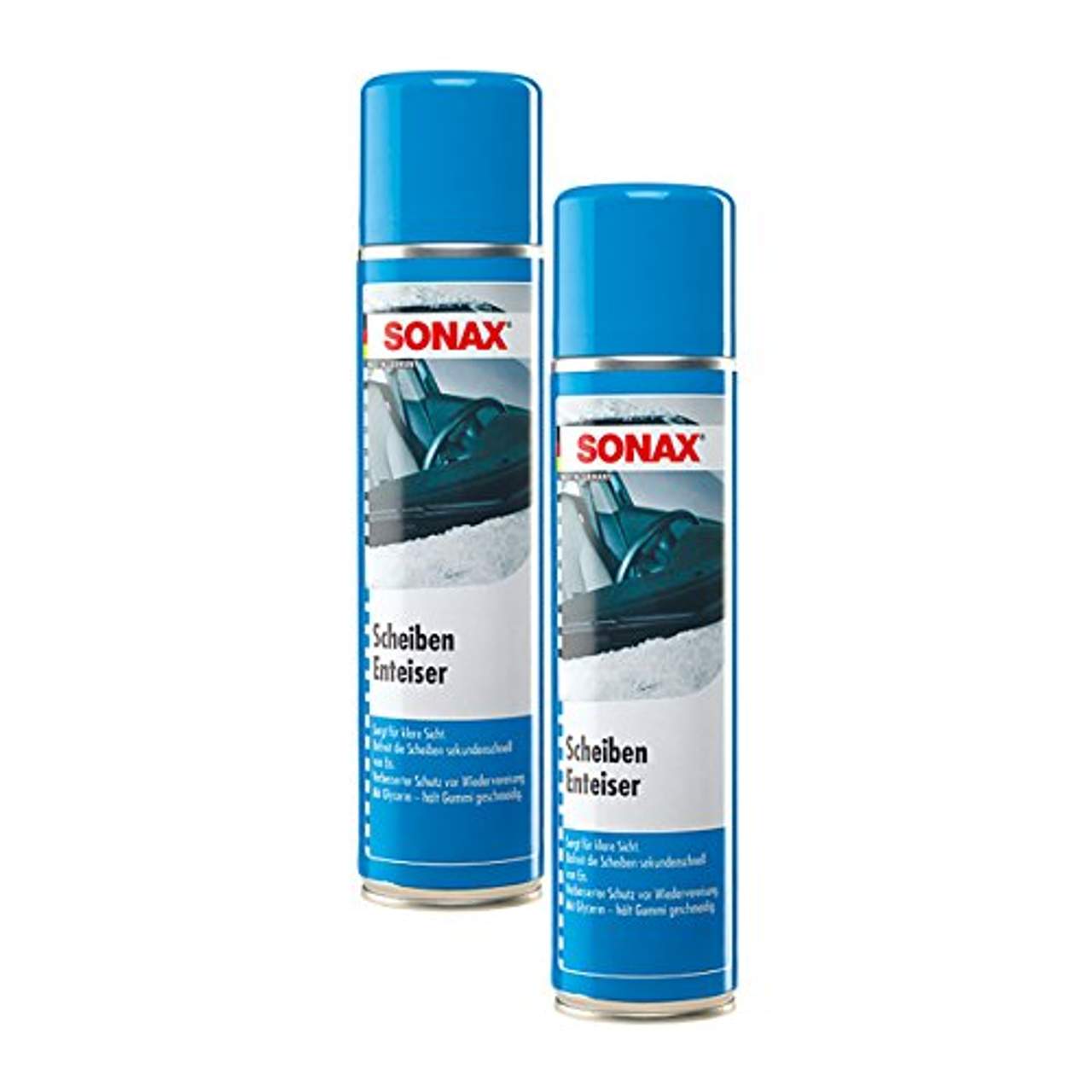 SONAX 2X 03313000 ScheibenEnteiser Eisfrei Antifrost Spray 400ml