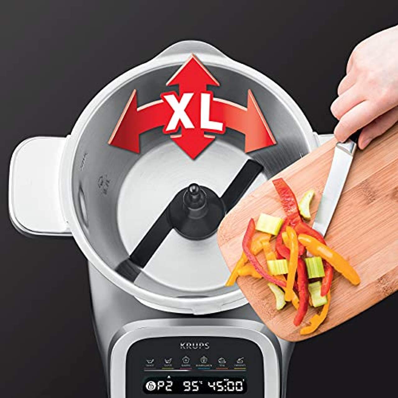 Krups HP50A8 Prep&Cook XL Multifunktions-Küchenmaschine