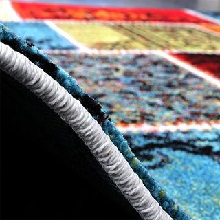Teppich Modern Designer Teppich Patchwork Vintage Multicolour