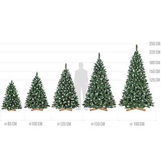 FairyTrees künstlicher Weihnachtsbaum Kiefer