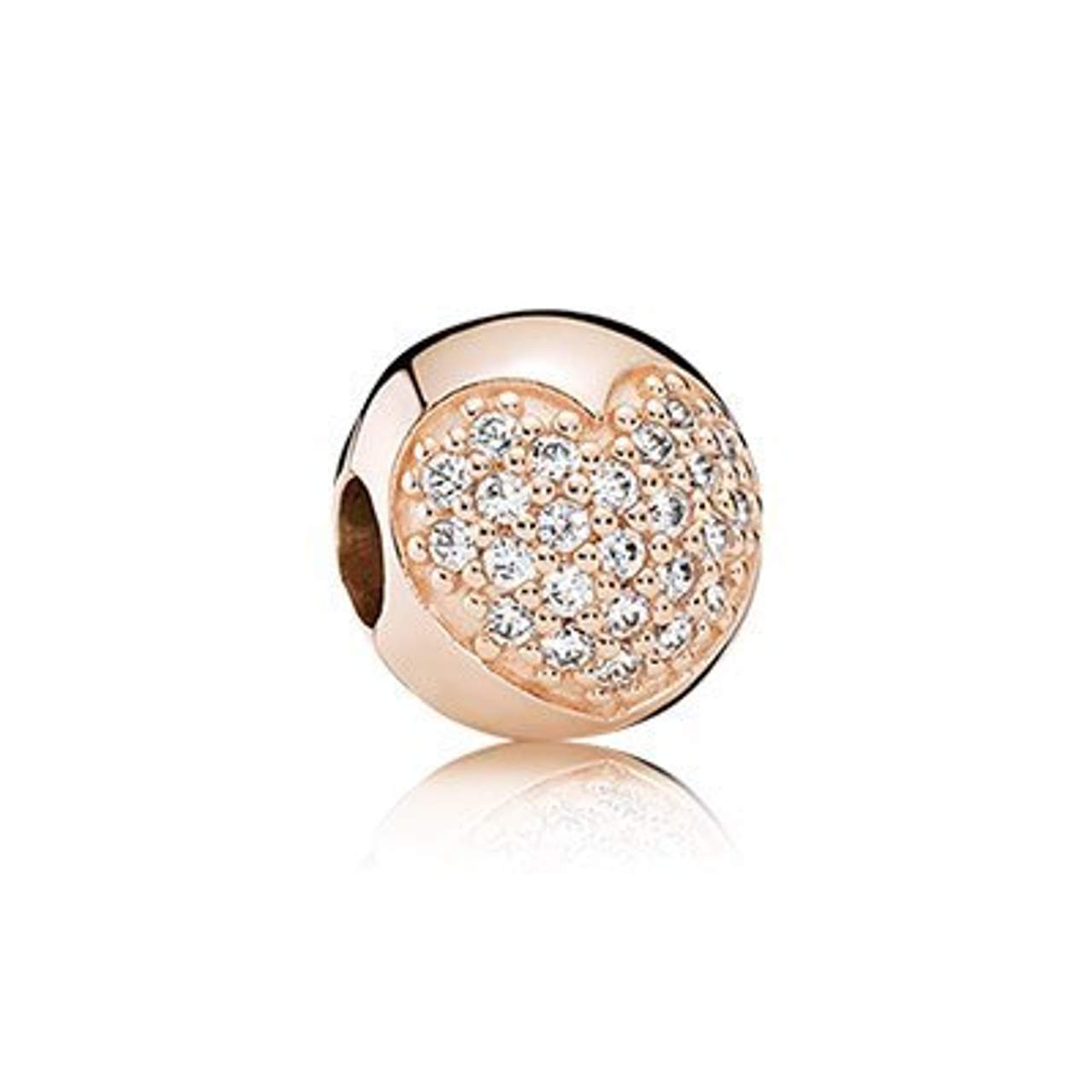 Pandora 781053cz Rose Collection Love of My Life Clip Charm