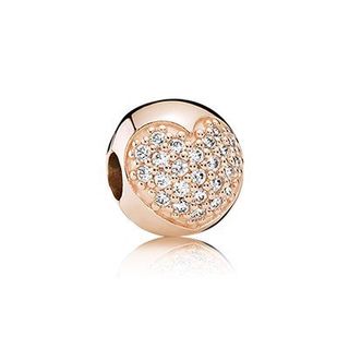 Pandora 781053cz Rose Collection Love of My Life Clip Charm