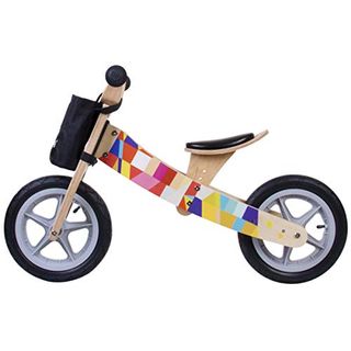 Sunbaby 2in1-Dreirad-Laufrad-Holz-Kinderfahrrad-einstellbare-Sattel-2-5J-Fahrrad-Zweirad