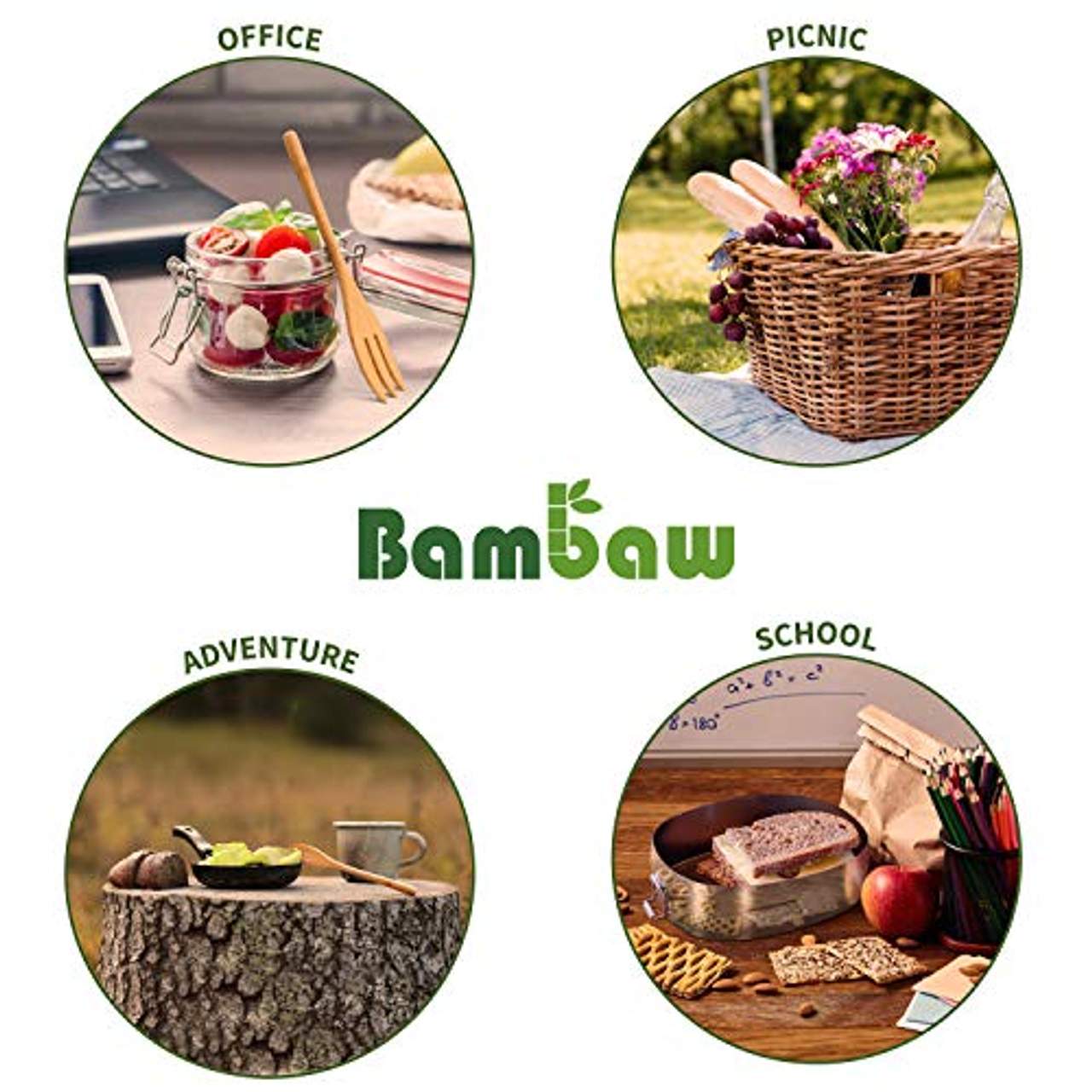Bambaw Eßbesteck aus Bambus