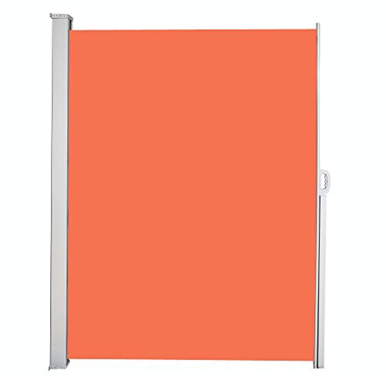 Jalano Seitenmarkise Windschutz Seitenrollo Balkon 200x300cm Farbe:orange