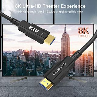 CableDeconn 8K Optic Hdmi Kabel Real UHD HDR 8K 48Gbit/s 8K@60Hz 4K@120Hz HDMI-Glasfaserkabel