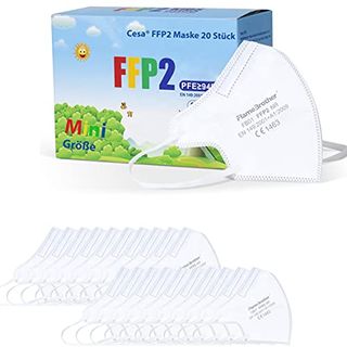 CESA kleine FFP2 20 Stück Maske mini Atemschutzmaske Mundschutz